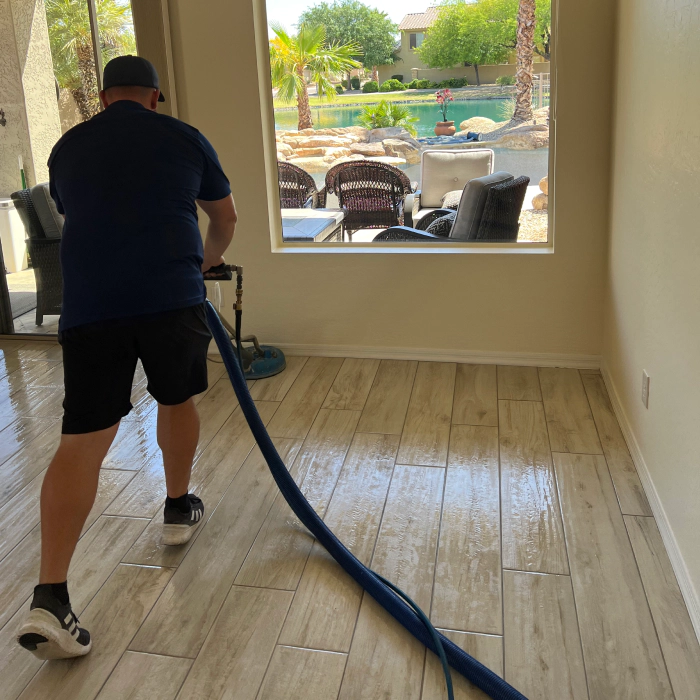 grout cleaning in a room phoenix az
